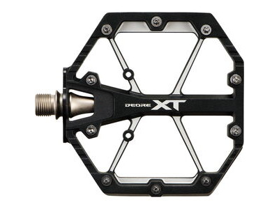 SHIMANO Deore XT MTB flat pedals, black PD-M8240 click to zoom image