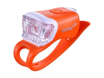 INFINI LIGHTS Orca USB front light (Colour Option) 1 Led Orange  click to zoom image