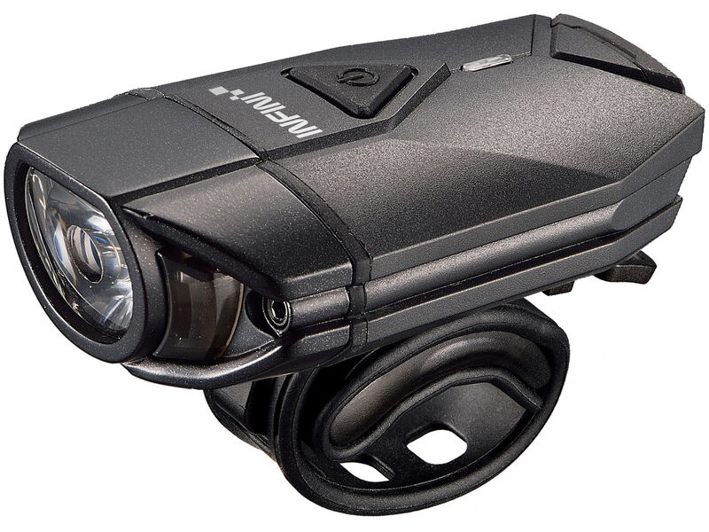 INFINI LIGHTS Super Lava 300 lumen USB front light with bar and helmet brackets click to zoom image