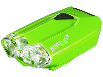 INFINI Lava super bright micro USB front light with QR bracket  Green  click to zoom image