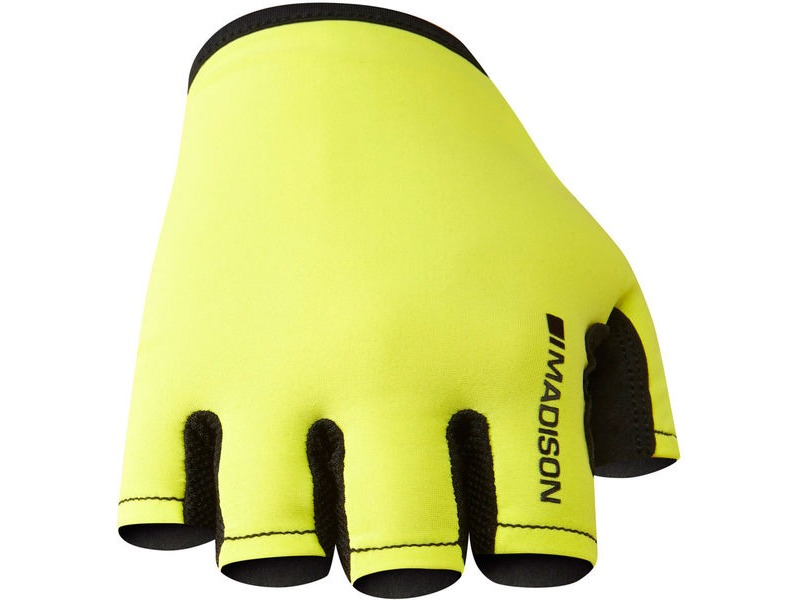 MADISON Track Mitts hi viz yellow click to zoom image