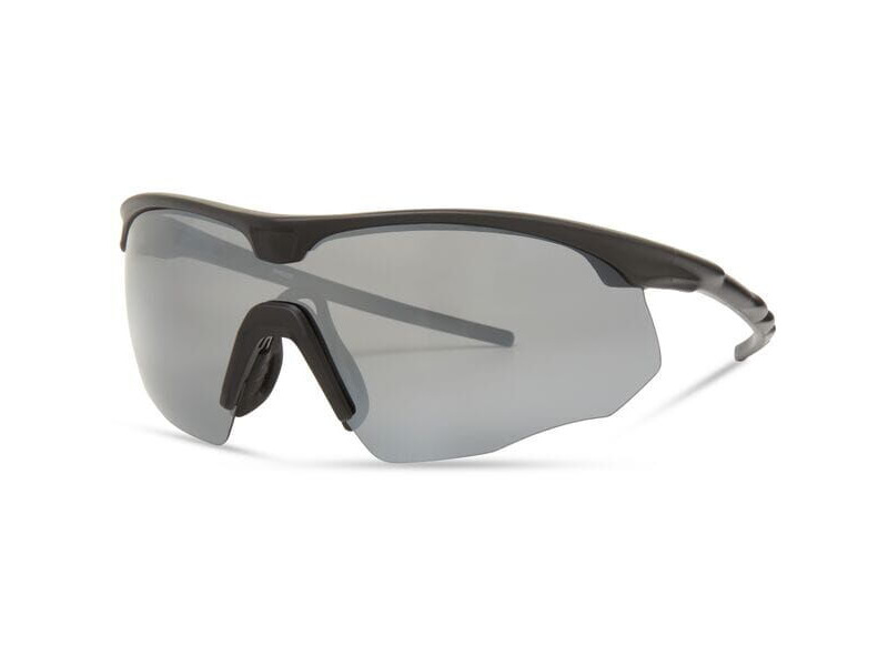 MADISON Shields Sunglasses - 3 lens pack - matt black / silver mirror click to zoom image