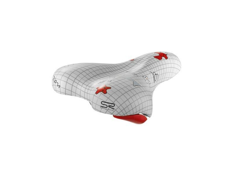 SELLE ROYAL Spyder Design Junior Saddle White click to zoom image