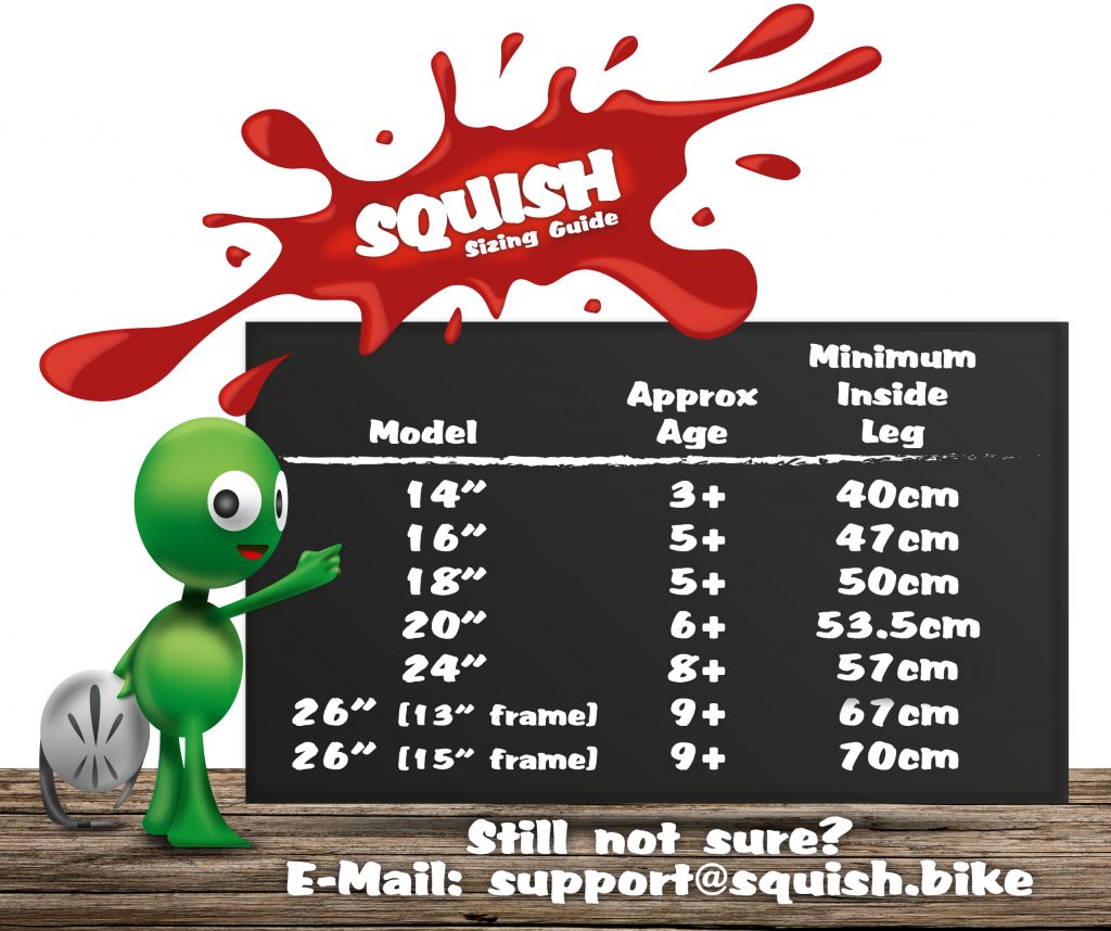 SQUISH BIKES 26 Dark Grey 369.99 New Bikes Kids 26 650B 10 14yrs Southwater Cycles