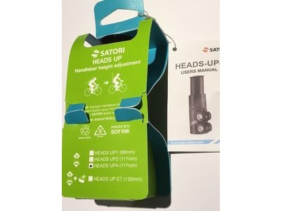 SATORI Heads UP4 Ahead Handlebar Stem Riser click to zoom image