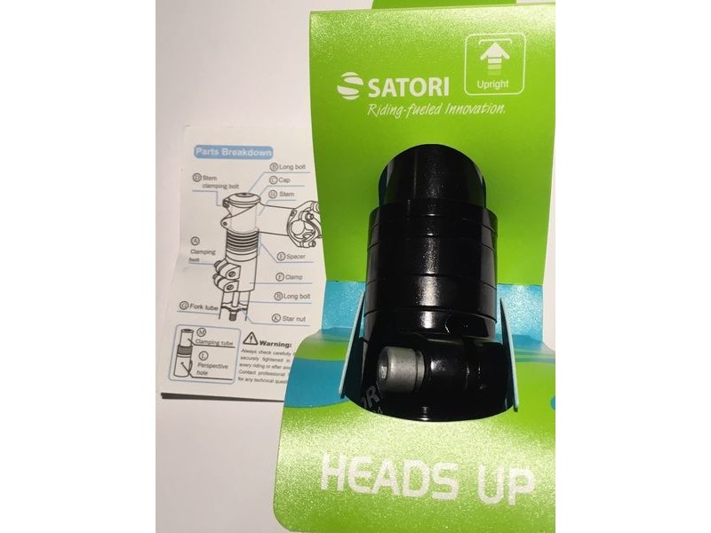 SATORI Heads UP4 Ahead Handlebar Stem Riser click to zoom image