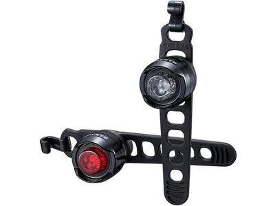 CATEYE ORB RECHARGEABLE FRONT & REAR LIGHT SET