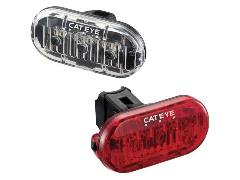 CATEYE OMNI 3 FRONT & REAR LIGHT SET click to zoom image