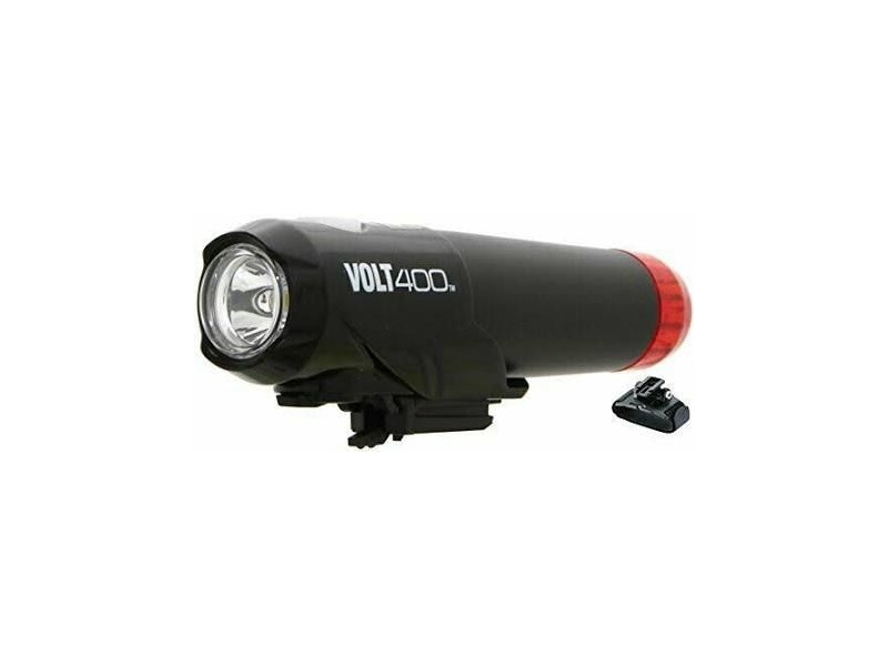 CATEYE VOLT 400 DUPLEX FRONT/REAR HELMET USB RECHARGEABLE LIGHT click to zoom image