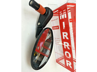 UNBRANDED Bar End 3D Rear View Mirror