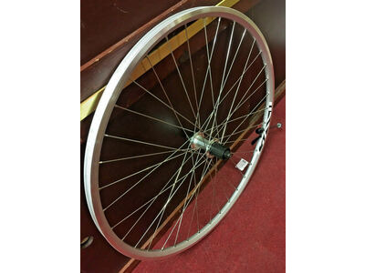 UNBRANDED Rear Hybrid 700c Wheel Shimano Hub with 8/9 speed FreeHub D/Wall Exal 19 SL rim click to zoom image