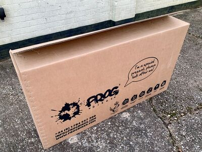 UNBRANDED Used cardboard Bike Box