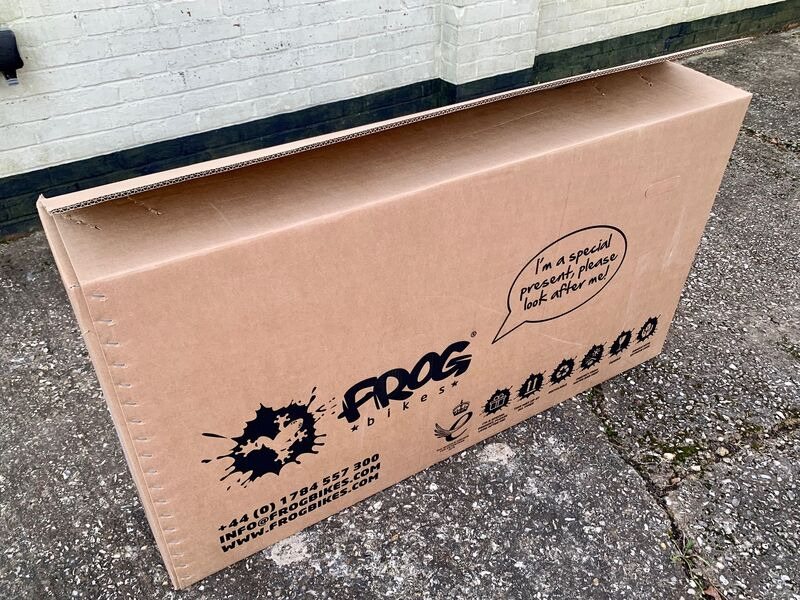 UNBRANDED Used cardboard Bike Box click to zoom image