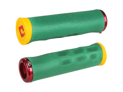 ODI GRIPS Dread Lock Mtb Grips 130mm rasta  click to zoom image