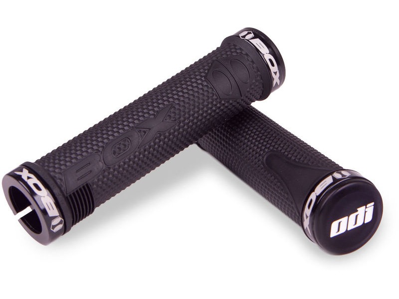 ODI GRIPS BOX BMX Lock On Grips 130mm - Black click to zoom image