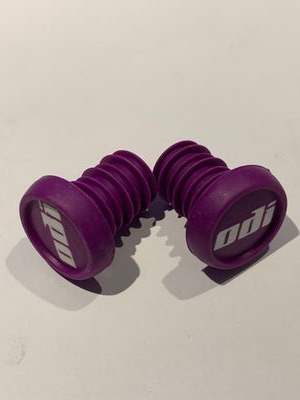 ODI GRIPS BMX 2 Colour Push In Plugs (Pair)  Purple  click to zoom image