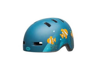 BELL Lil Ripper 47-54CM CLOWN FISH MATTE GREY-BLUE  click to zoom image