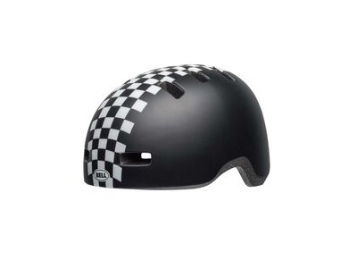 BELL Lil Ripper Toddler 45-51CM CHECKERS MATTE BLACK/WHITE  click to zoom image