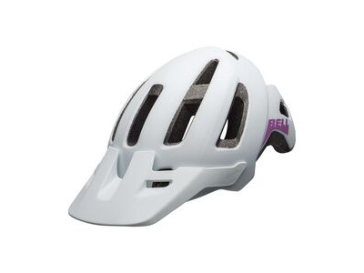 BELL Nomad Women's 52-57CM MATTE WHITE/PURPLE  click to zoom image