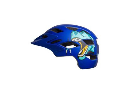 BELL Sidetrack Youth 50-57cm T-Rex Matt blue  click to zoom image