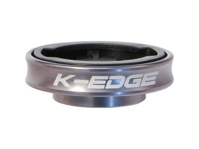 K-EDGE Gravity Cap Mount For Garmin Edge And Fr 1/4 Turn Type Computers  Gunmetal  click to zoom image