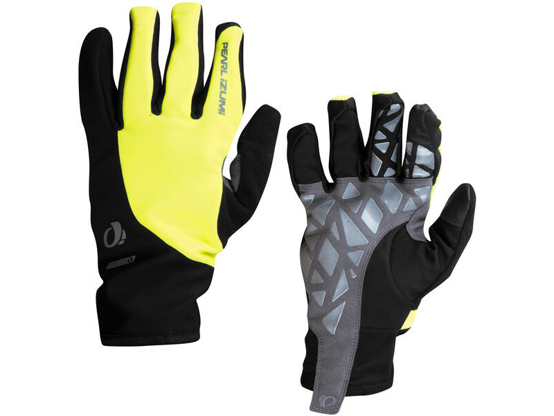 PEARL IZUMI Men's SELECT Softshell Glove, Screaming Yellow click to zoom image