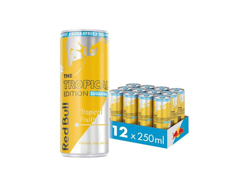 RED BULL TROPICAL SUGAR FREE 12 PACK click to zoom image