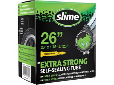 SLIME SEALANT Smart Tube  26" x 1.75-2.125 26" x 1.75-2.125 Presta Valve  click to zoom image