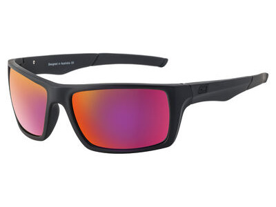 DIRTY DOG Primp Polarised Frame Large Satin Black Frame - Grey/Purple Fusion Mirror Pola  click to zoom image