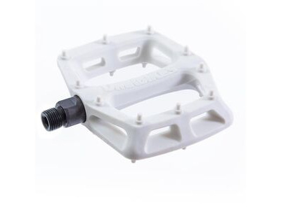 DMR V6 Lightweight Nylon Fibre Body Pedals 9/16" Axle White  click to zoom image