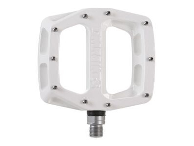 DMR V12 Flat Pedal  Pure White  click to zoom image