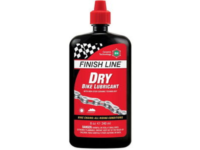 FINISH LINE Dry Chain Lube (Ceramic Tech) - 8 oz / 240 ml