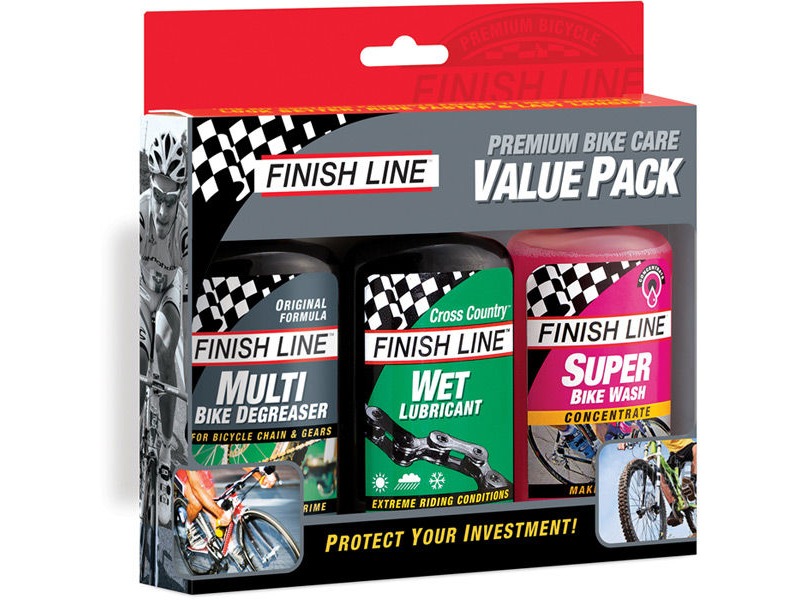 FINISH LINE Bike Care Value Pack (4 oz Multi / Bike Wash / Wet) click to zoom image