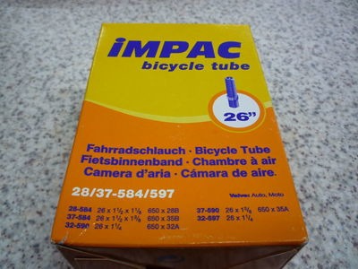 IMPAC 26 x 1 3/8" inner tube Schraeder valve