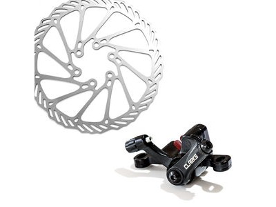 CLARKS CMD-21 Front & Rear Mechanical Disc Brake Set 160mm Rotors click to zoom image