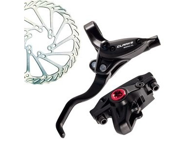 CLARKS M2 Front & Rear Hydraulic Disc Brake Set click to zoom image