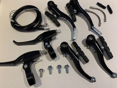 CLARKS Front & Rear V-Brake Lever Set  click to zoom image