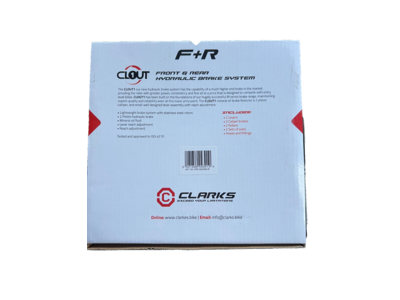 CLARKS CYCLE SYSTEMS LOUT Two Piston Hydraulic Brakes Front and Rear F160/R160 - IS Mount click to zoom image