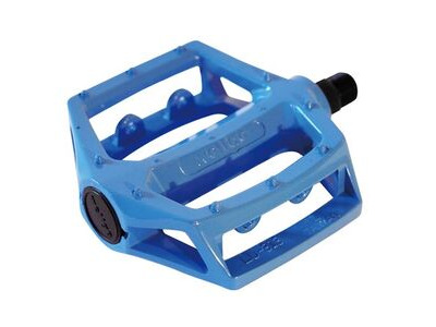 WELLGO Alloy Pedals DX Type With Boron Axle 9/16" 9/16" Light Blue  click to zoom image
