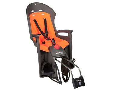 HAMAX SIESTA Rear Frame Mount Childseat  GREY/ORANGE  click to zoom image