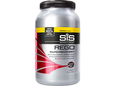 SCIENCE IN SPORT REGO Rapid Recovery drink powder - 1.6 kg tub  Banana  click to zoom image