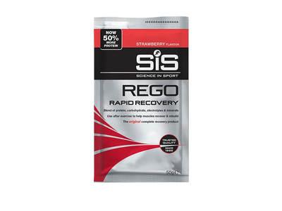 SCIENCE IN SPORT REGO Rapid Recovery drink powder 50 g sachet  Strawberry  click to zoom image