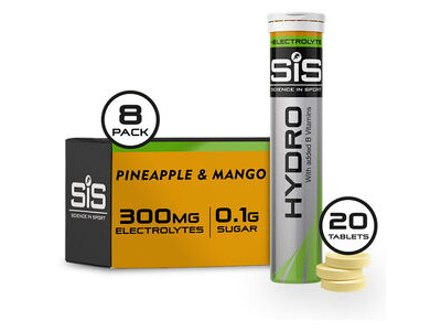 SCIENCE IN SPORT GO Hydro Tablet x 8 tubes  	Pineapple and Mango  click to zoom image