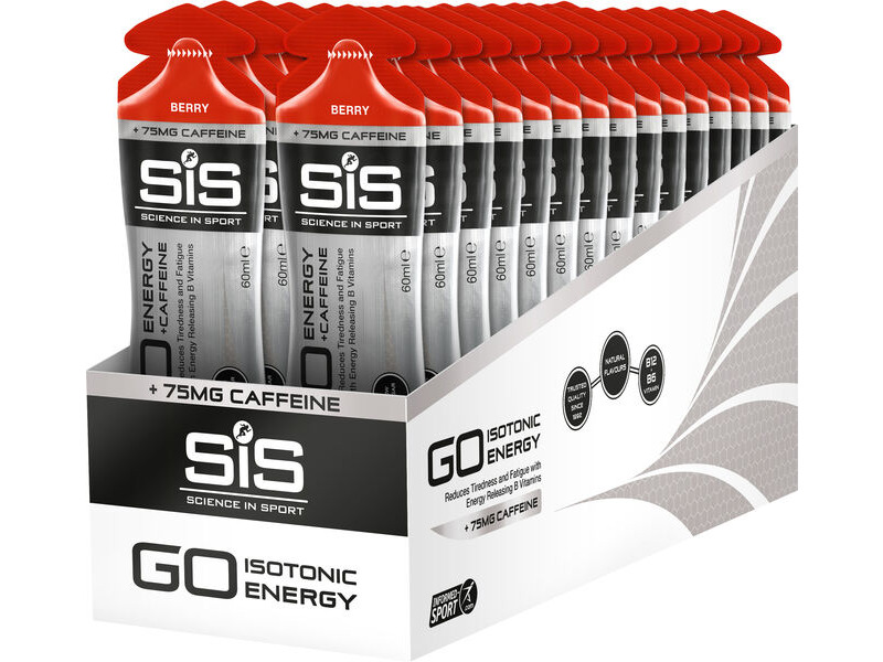 SCIENCE IN SPORT GO Caffeine Energy Gel - Box of 30 click to zoom image