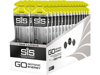 SCIENCE IN SPORT GO Caffeine Energy Gel - Box of 30  Citrus  click to zoom image