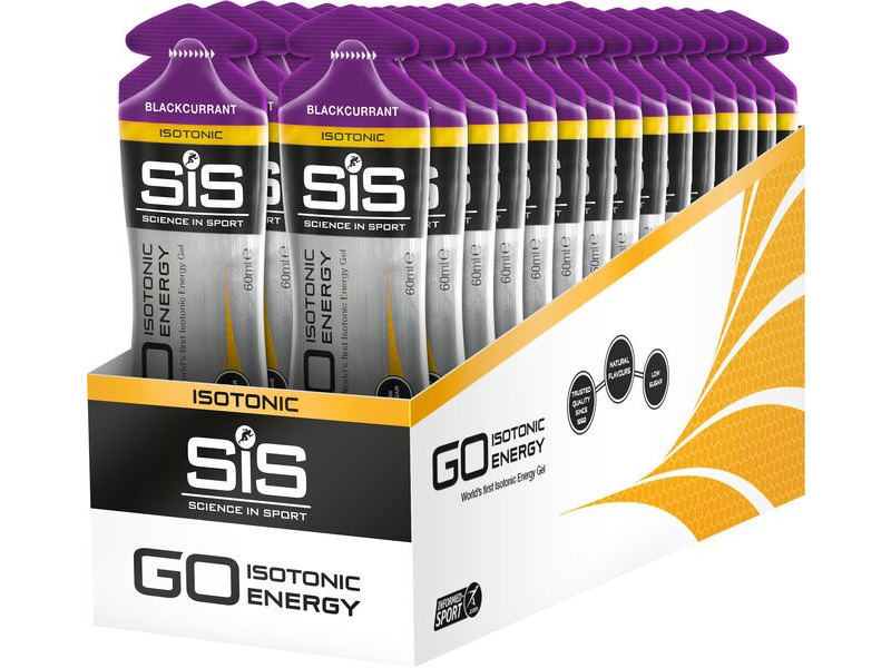 SCIENCE IN SPORT GO Isotonic Energy Gels - Box of 30 click to zoom image