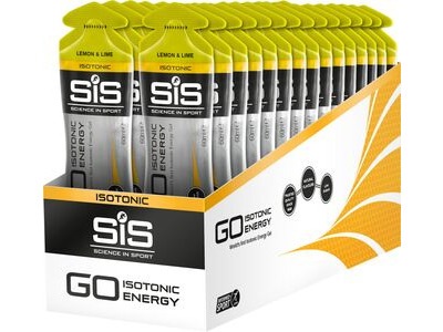 SCIENCE IN SPORT GO Isotonic Energy Gels - Box of 30  Lemon / Lime  click to zoom image