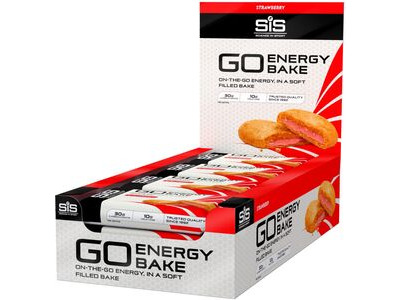 SCIENCE IN SPORT GO Energy Bakes - Box of 12  Strawberry  click to zoom image