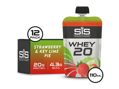 SCIENCE IN SPORT WHEY20 Protein Supplement Box of 12  Strawberry and Lime Pie  click to zoom image