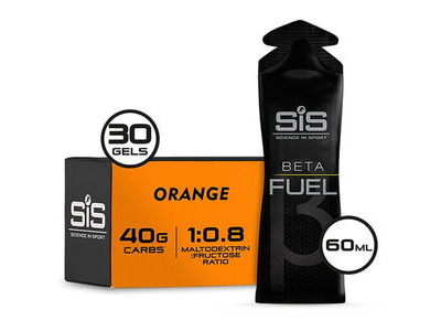 SCIENCE IN SPORT Beta Fuel Energy Gel - box of 30 gels box of 30 gels Orange  click to zoom image